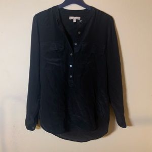 Banana republic silk button down long sleeve